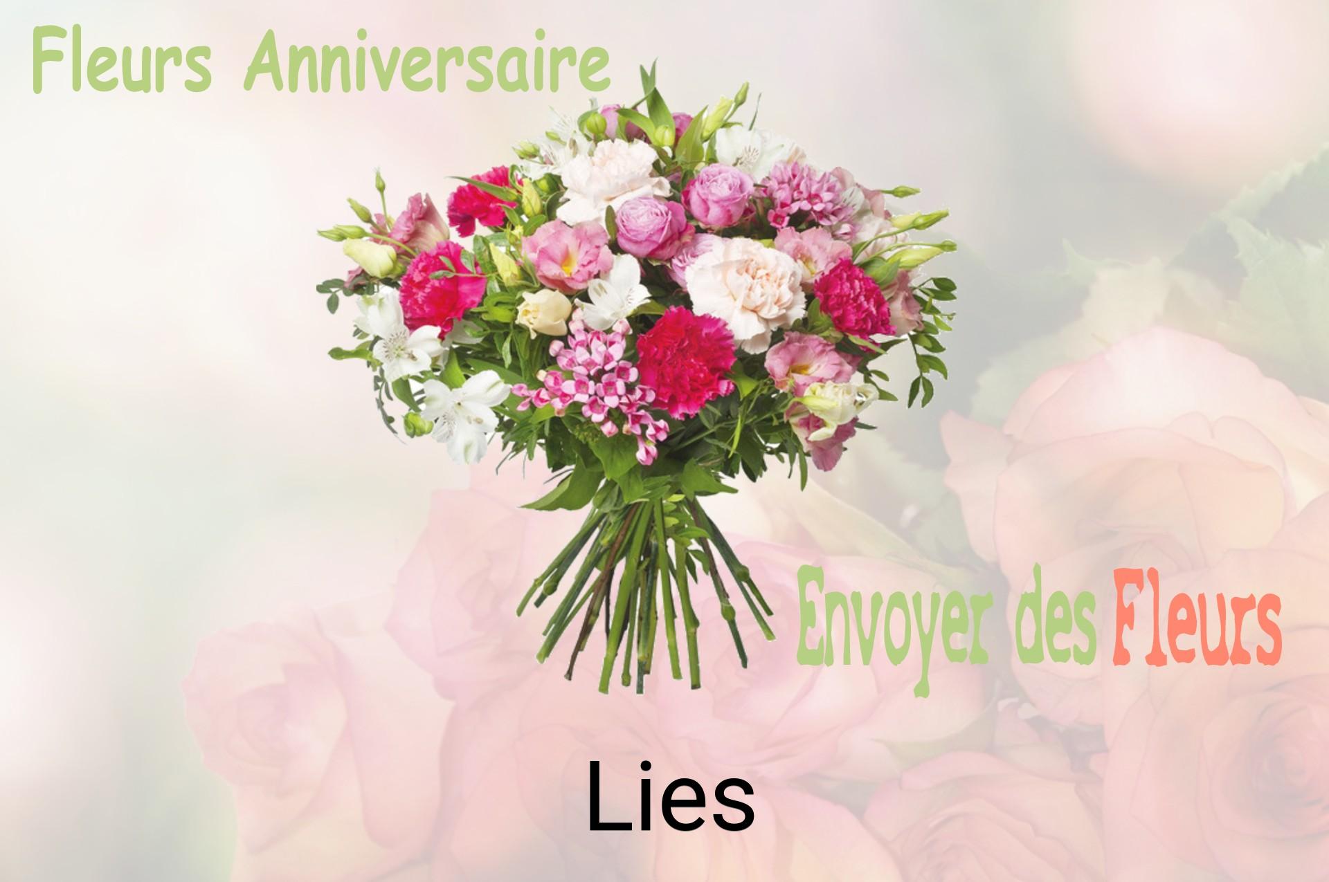 Bouquet de fleurs d’anniversaire livré à Lies